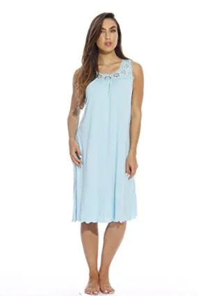 1541A-Blue-XL Just Love Nightgown / Women Sleepwear / Sleep Dress,Blue Pastel,X-Large