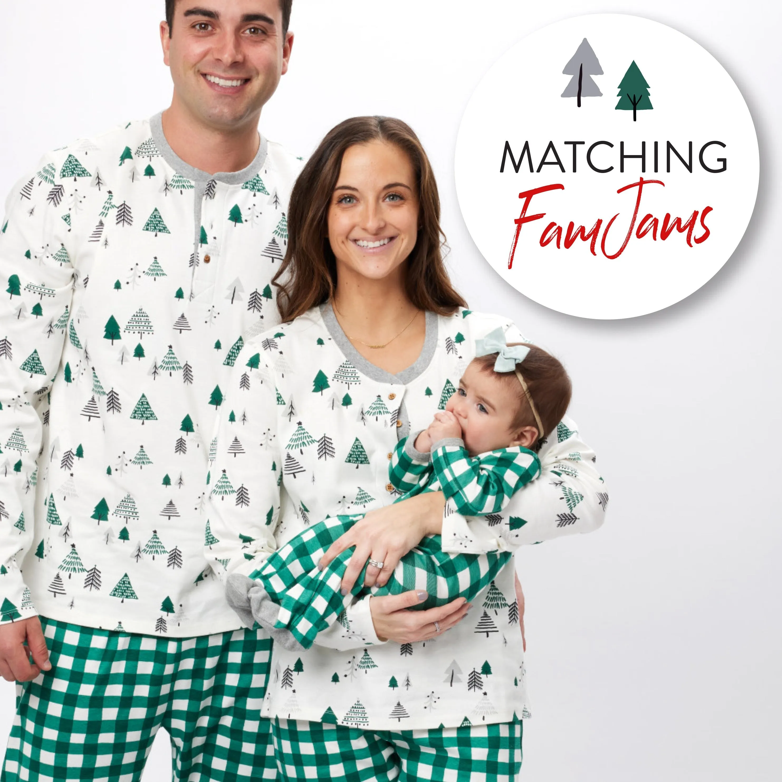 2-Pack Organic Cotton Holiday Snug-Fit Footed Pajamas