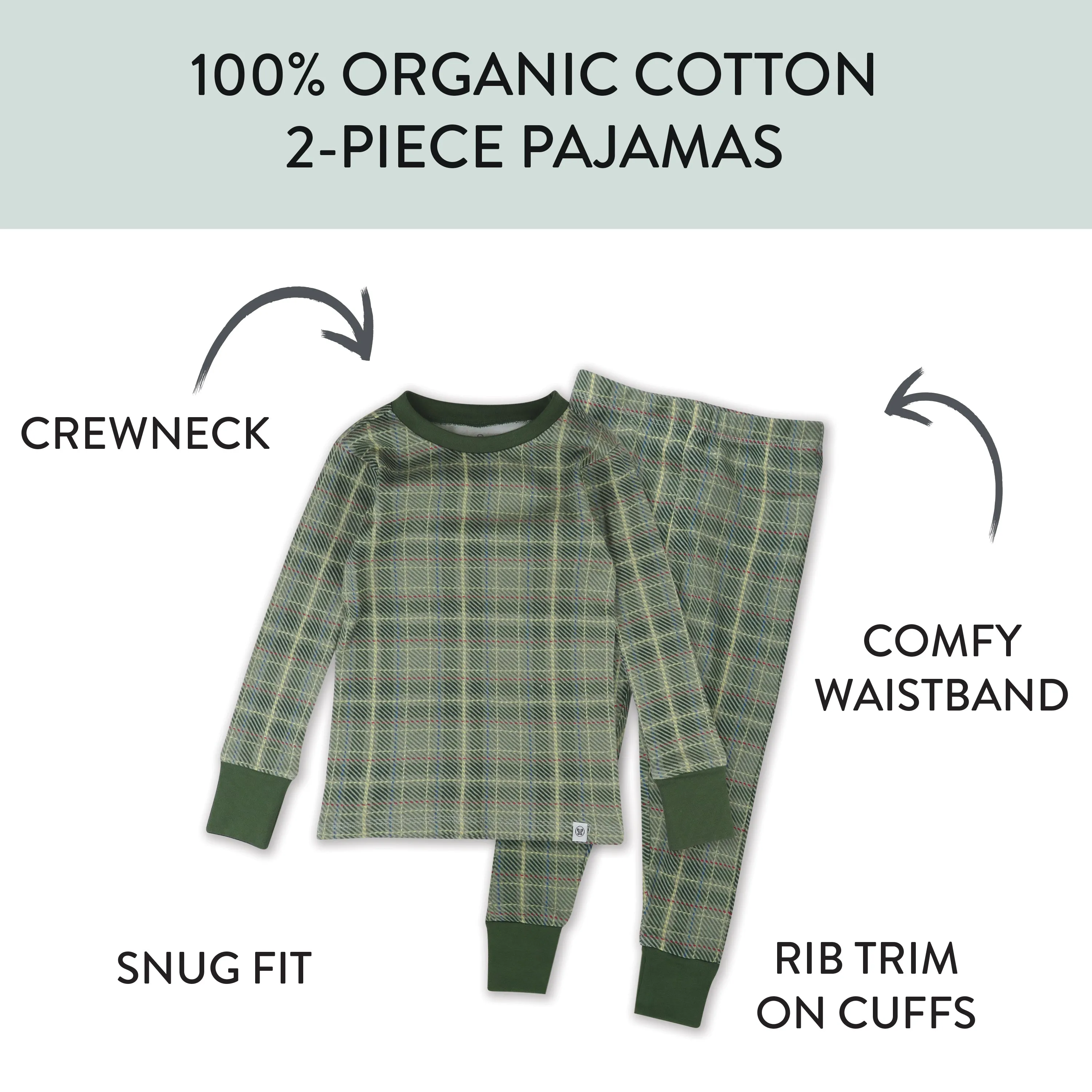 2-Piece Organic Cotton Pajamas