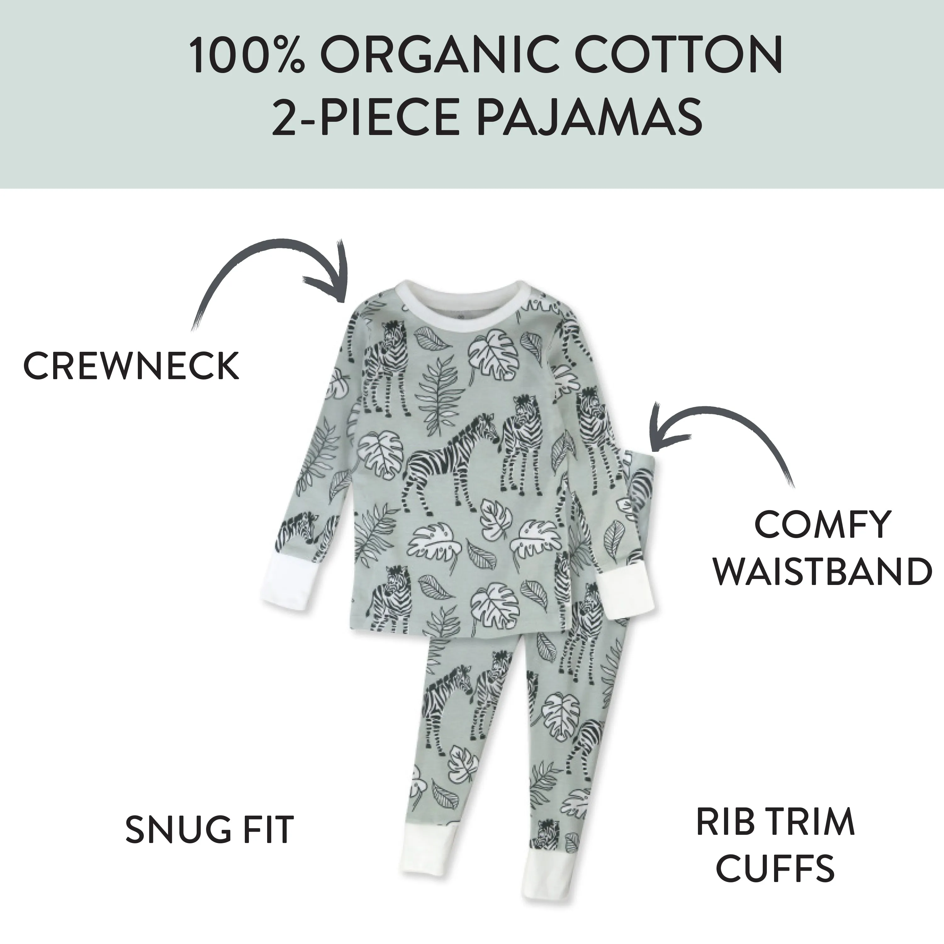 2-Piece Organic Cotton Pajamas