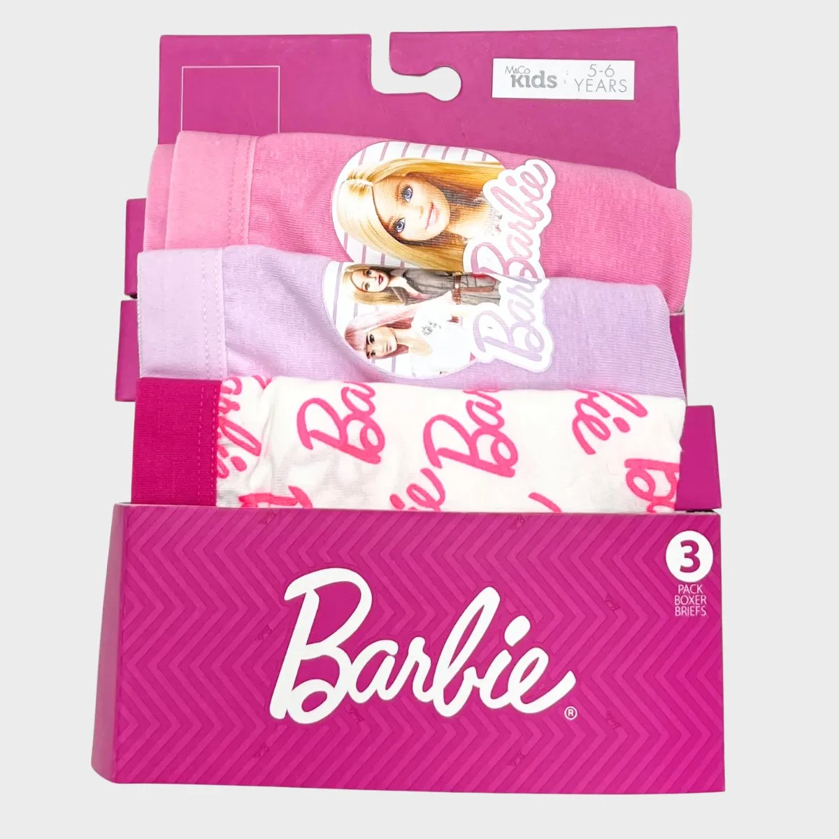 3-Pack Comfort Fit Barbie Boys Boxer Briefs