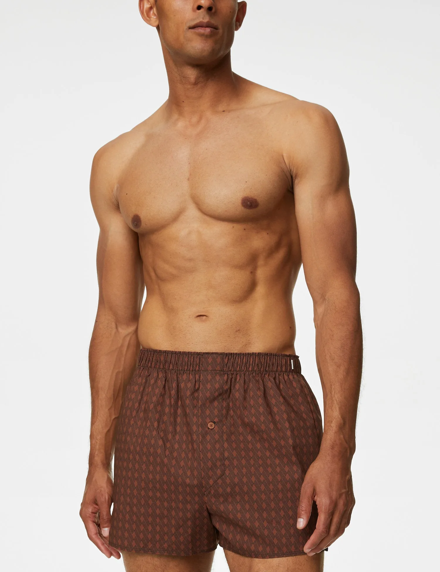 3pk Supima Cotton Richgeo Woven Boxers