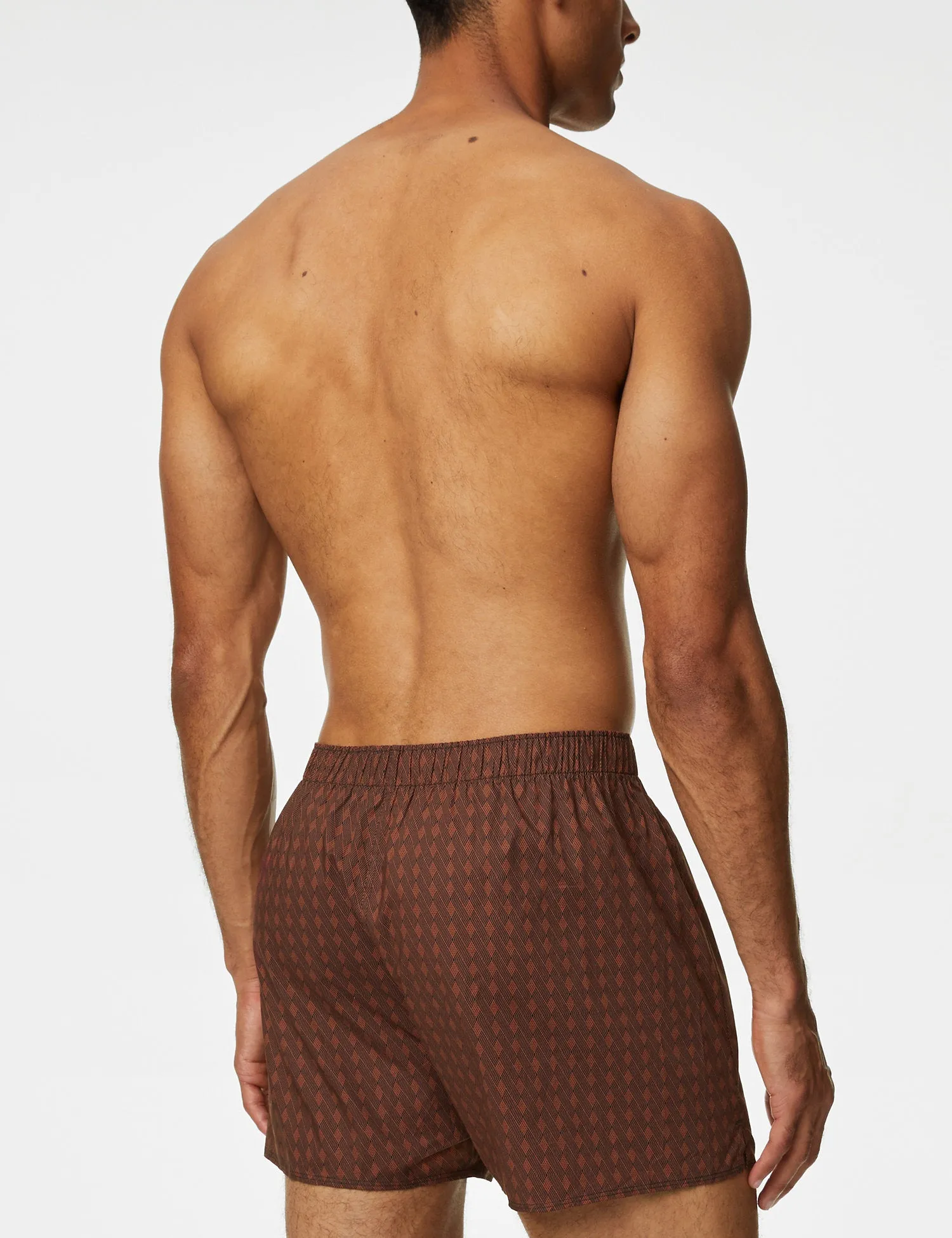 3pk Supima Cotton Richgeo Woven Boxers