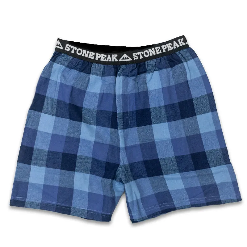 Adult Stone Peak Flannel Boxers