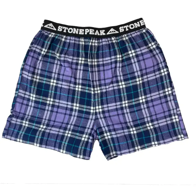 Adult Stone Peak Flannel Boxers