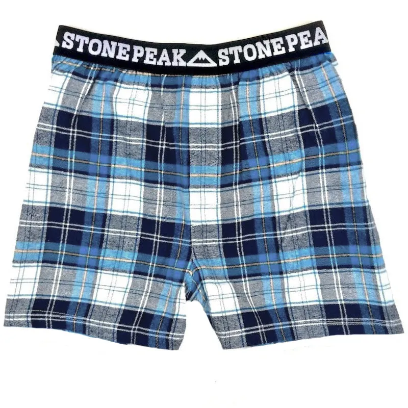 Adult Stone Peak Flannel Boxers