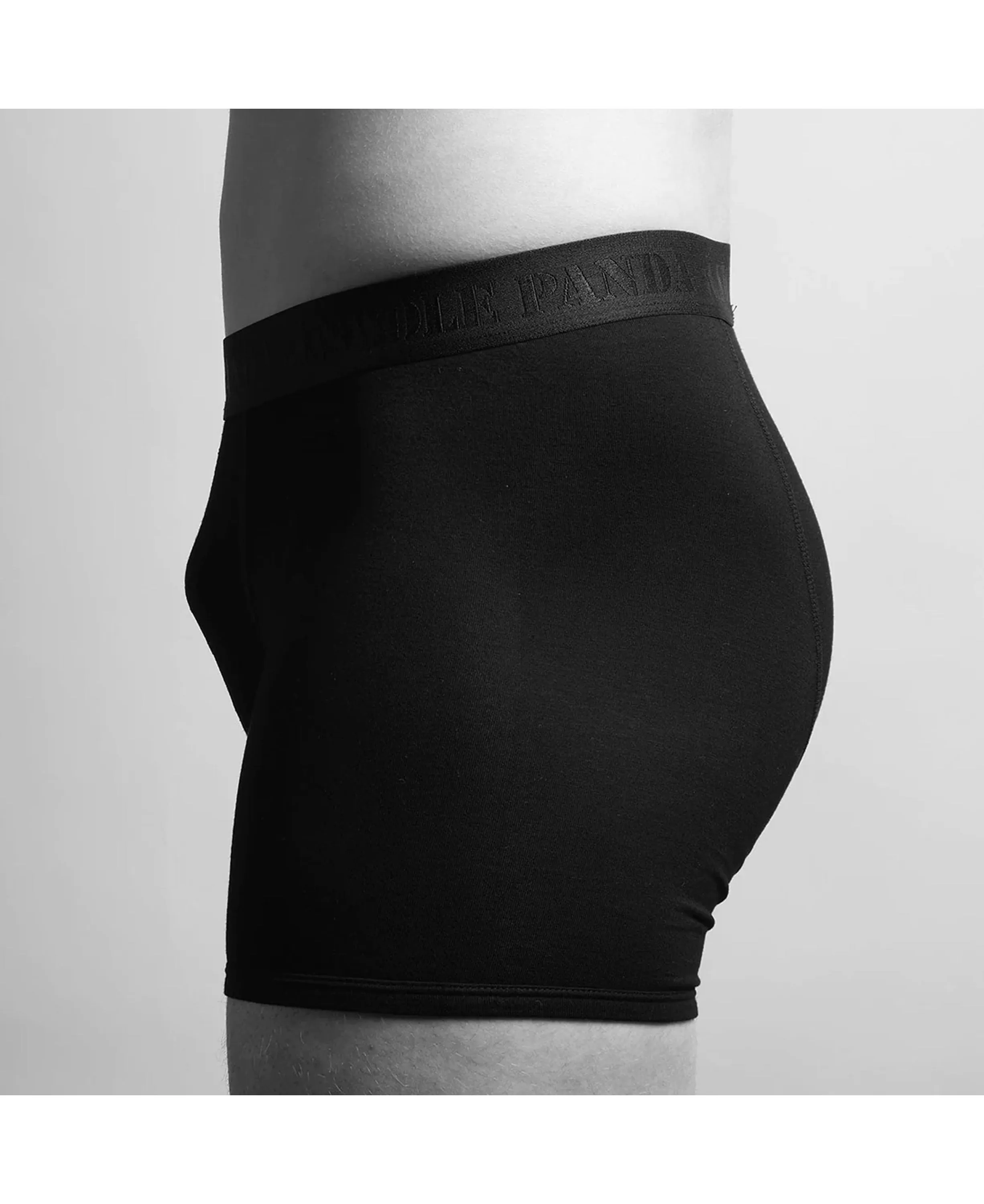 Bamboo Boxers - Black/Black Band