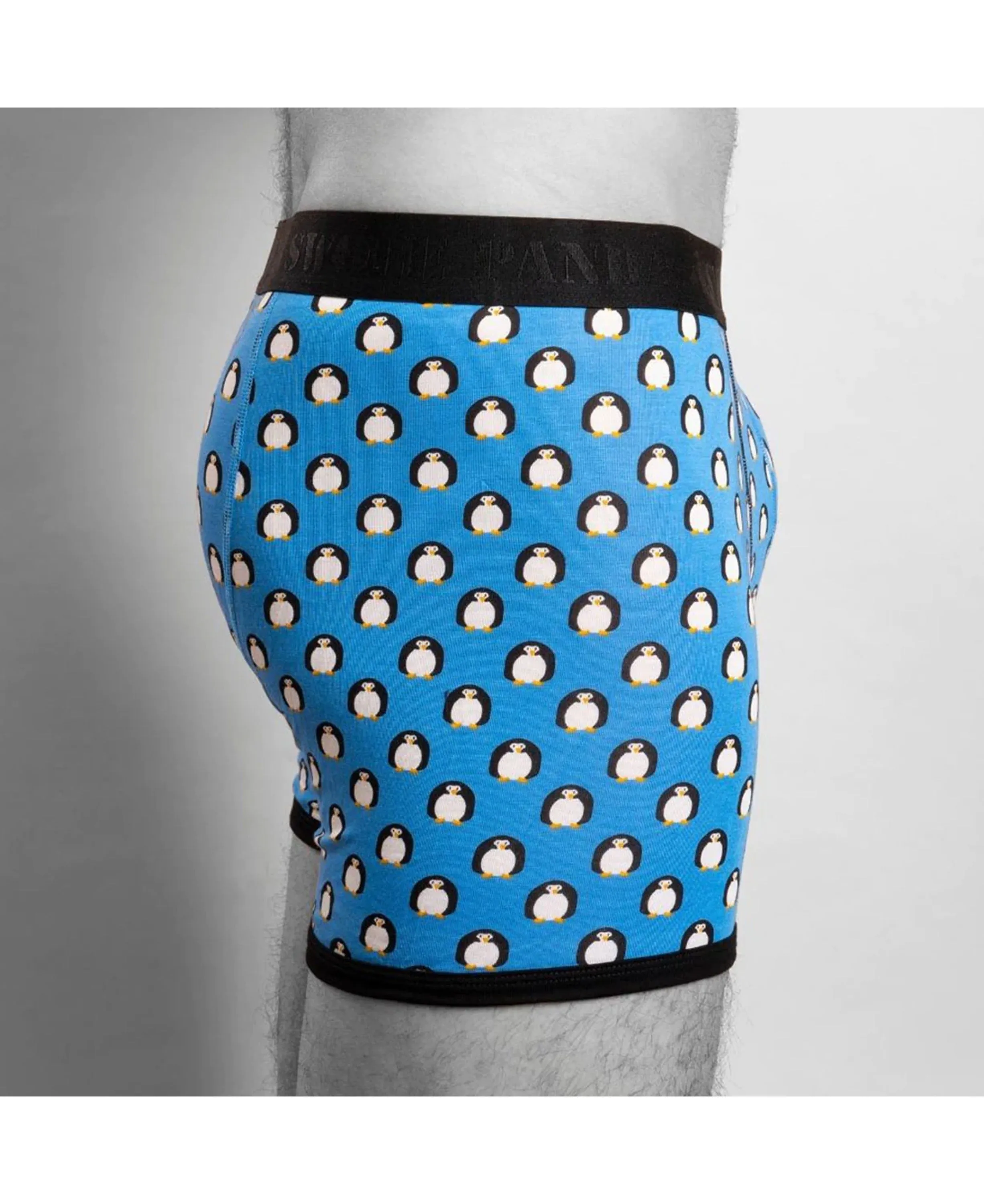 Bamboo Boxers - Penguin/Black Band