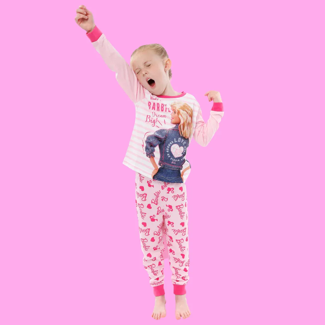 Barbie Pajamas And Hair Tie Set