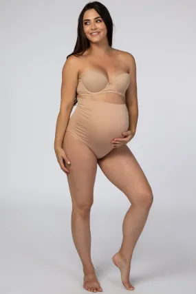 Beige Bump Support Maternity Underwear