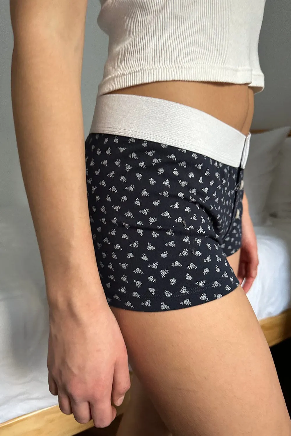 Boyshort Floral Underwear