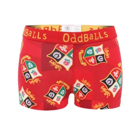 British & Irish Lions - Red - Ladies Boxers