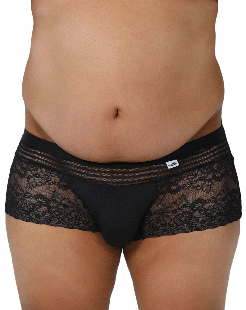 Candyman 99466x Lace Briefs Black