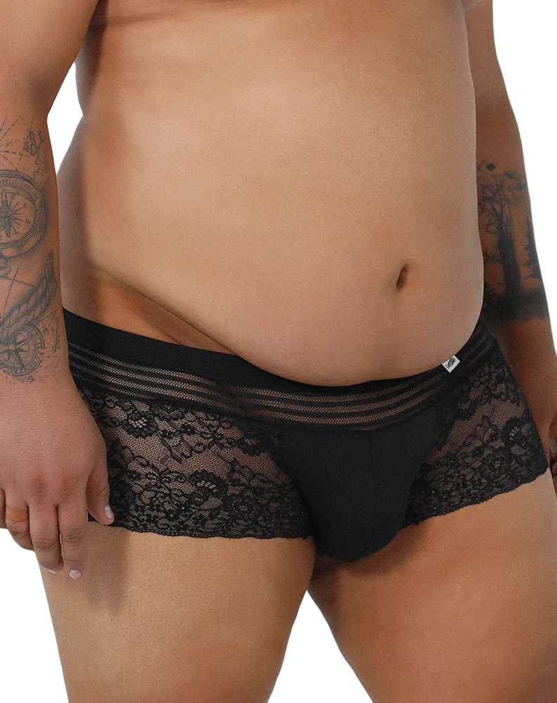 Candyman 99466x Lace Briefs Black