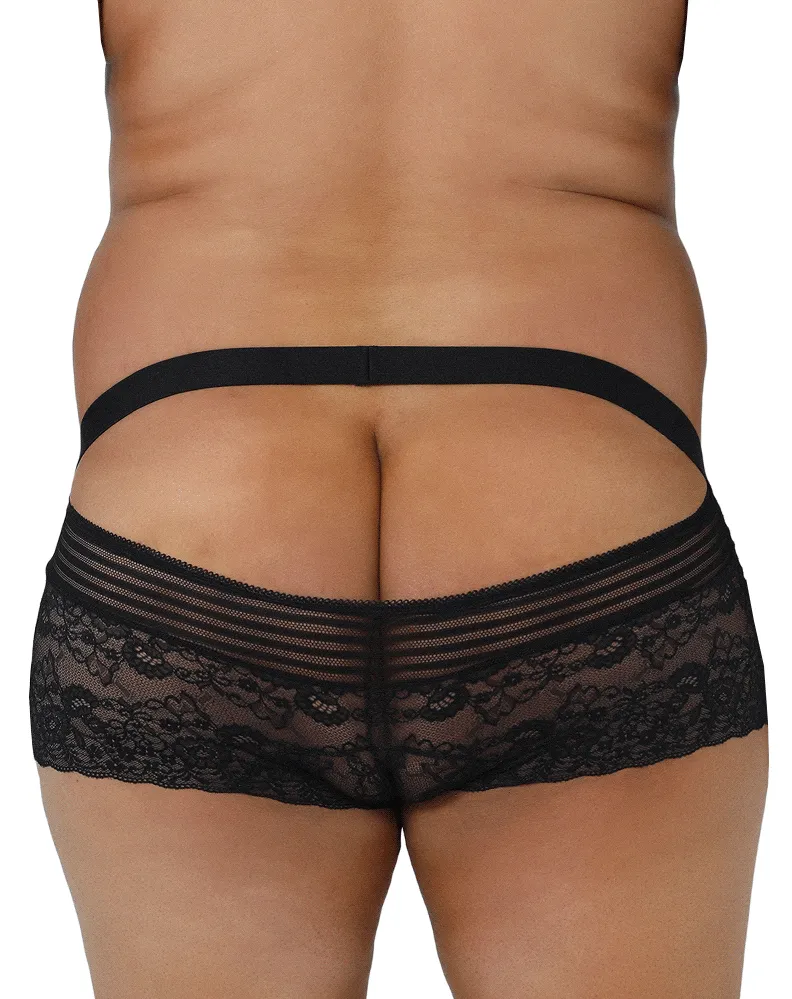 Candyman 99466x Lace Briefs Black