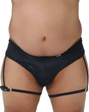 Candyman 99468x Garter Briefs Black