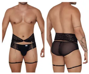 CandyMan Garter Briefs Two Piece Set