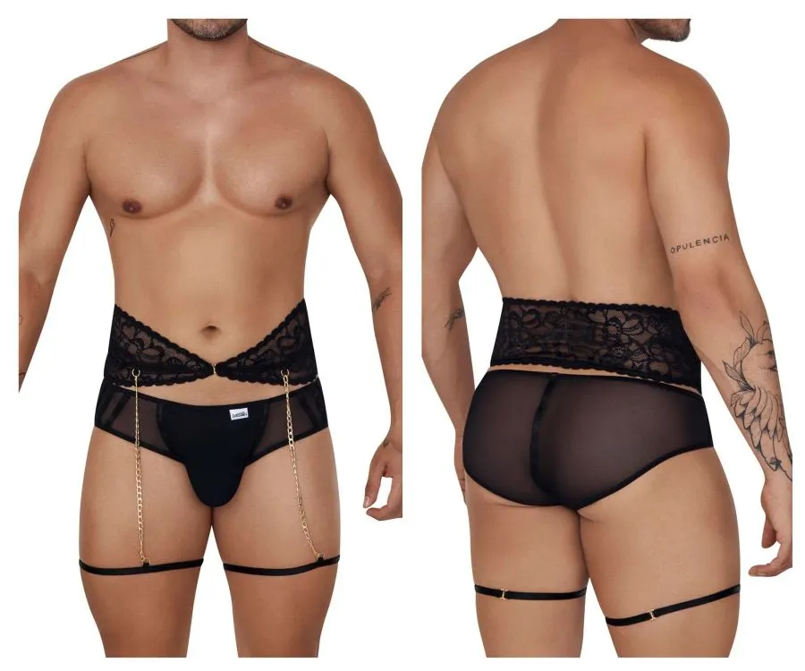 CandyMan Garter Briefs Two Piece Set