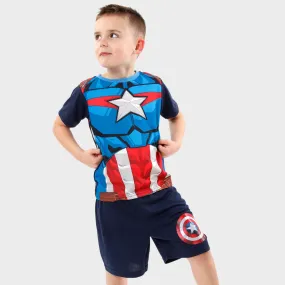 Captain America Short Pajamas