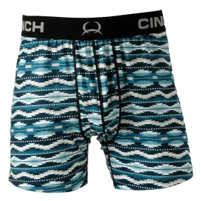 Cinch Men's Loose Fit Aztec Boxers - Teal