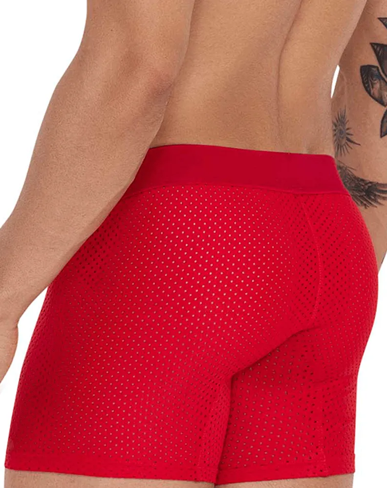 Clever 1260 Euphoria Boxer Briefs Red