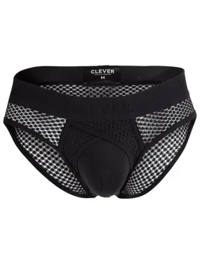 Clever 1532 Swirl Briefs Black