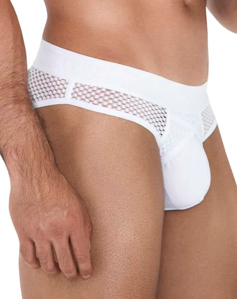 Clever 1532 Swirl Briefs White