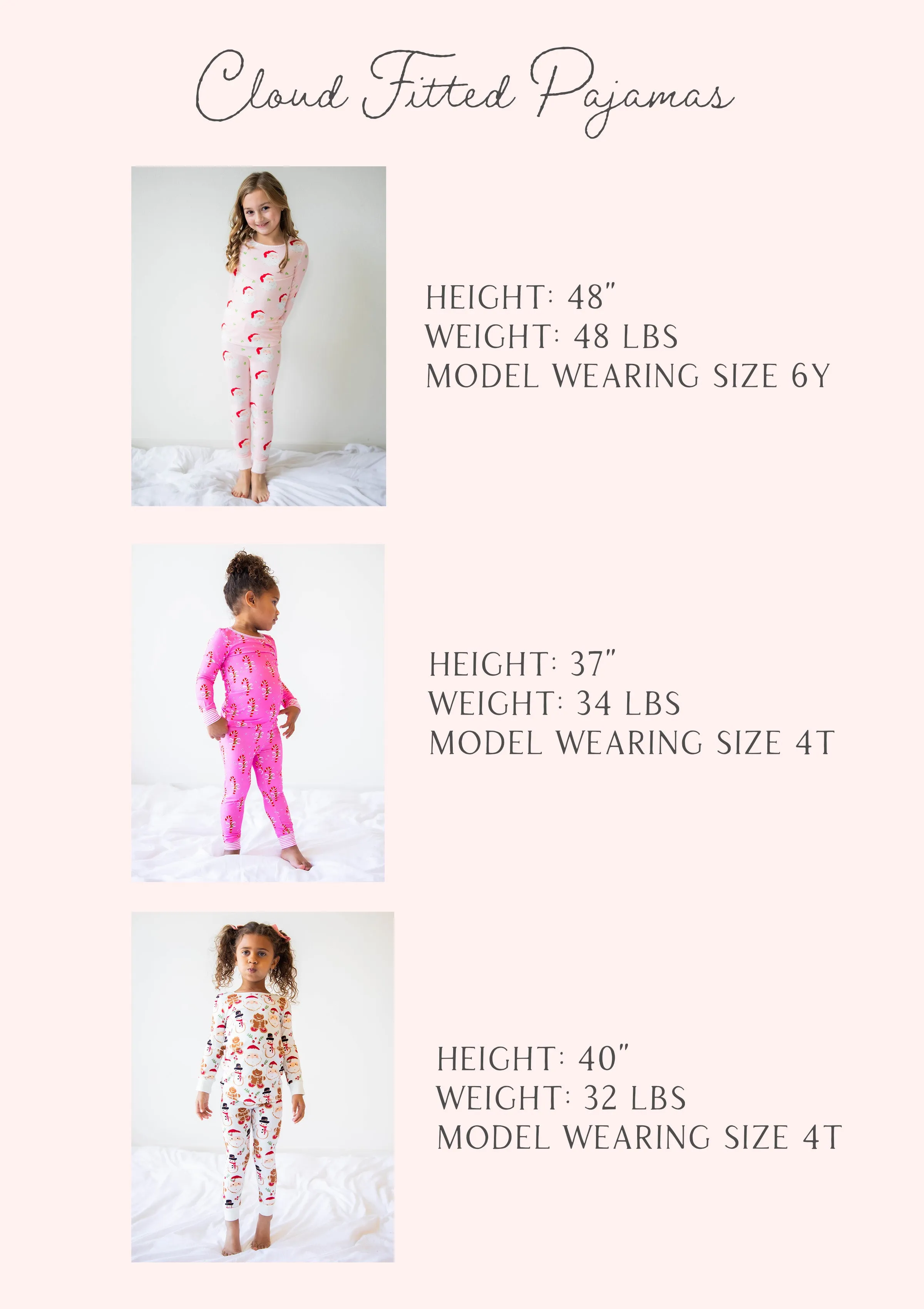 Cloud Fitted Ruffled Pajamas - Flamingo Check