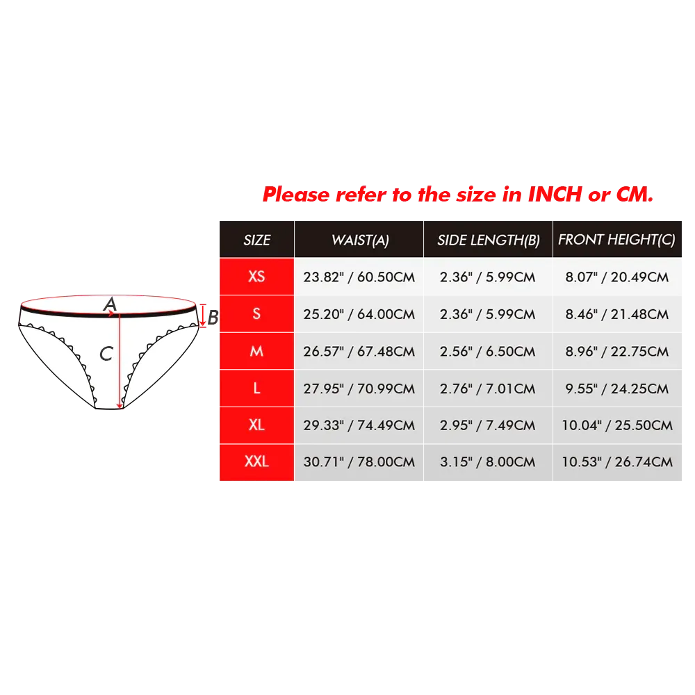 Custom Face Boxers AR View Personalised Funny Lips Valentine's Day Gift For Her