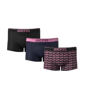 Diesel - Damien Boxers - 3 Pack - Pink/Navy/Black