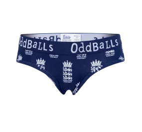 England Cricket BLUE - Ladies Briefs