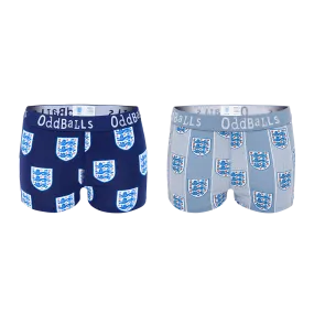 England FA Classic & Away Bundle - Ladies Boxers 2 Pack Bundle