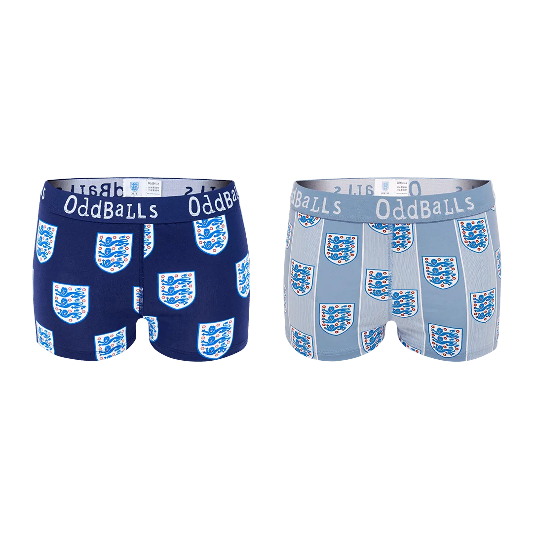 England FA Classic & Away Bundle - Ladies Boxers 2 Pack Bundle