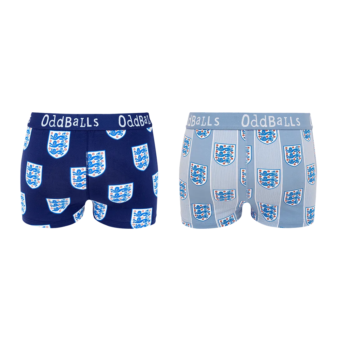 England FA Classic & Away Bundle - Ladies Boxers 2 Pack Bundle