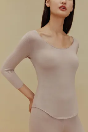 Essential Cashmere U-Neck Thermal Underwear Top