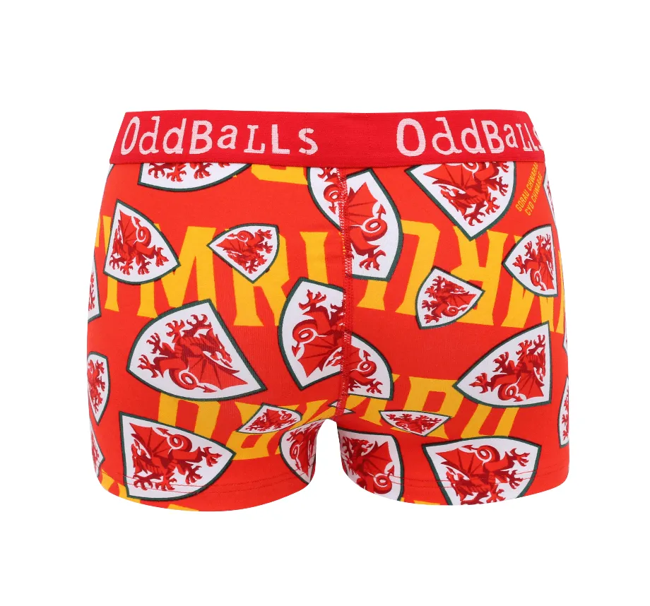 FA Wales Red - Ladies Boxers