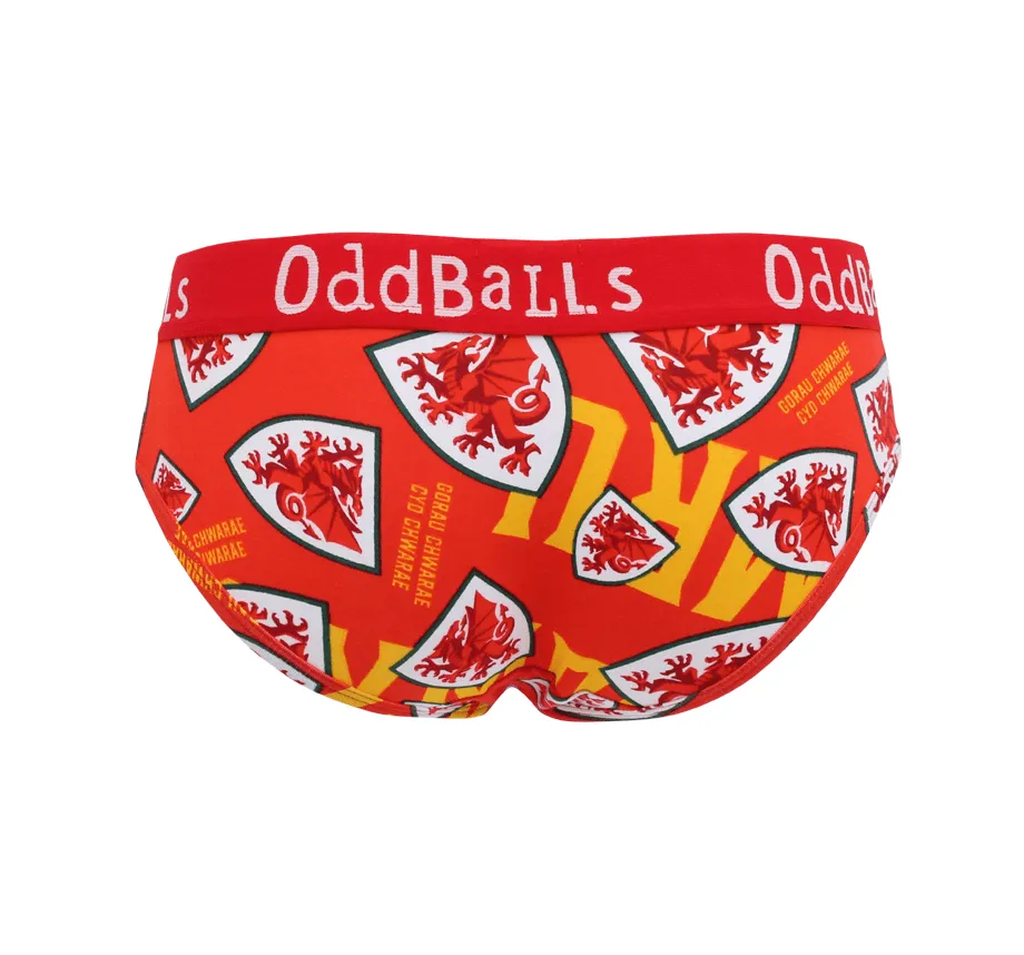 FA Wales Red - Ladies Briefs