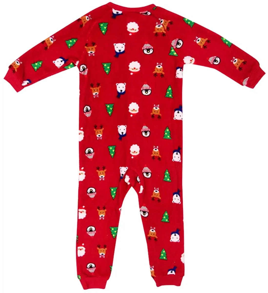 Family Pajamas Kids Santa and Friends Soft Fleece Pajamas, Santa, 4-5T