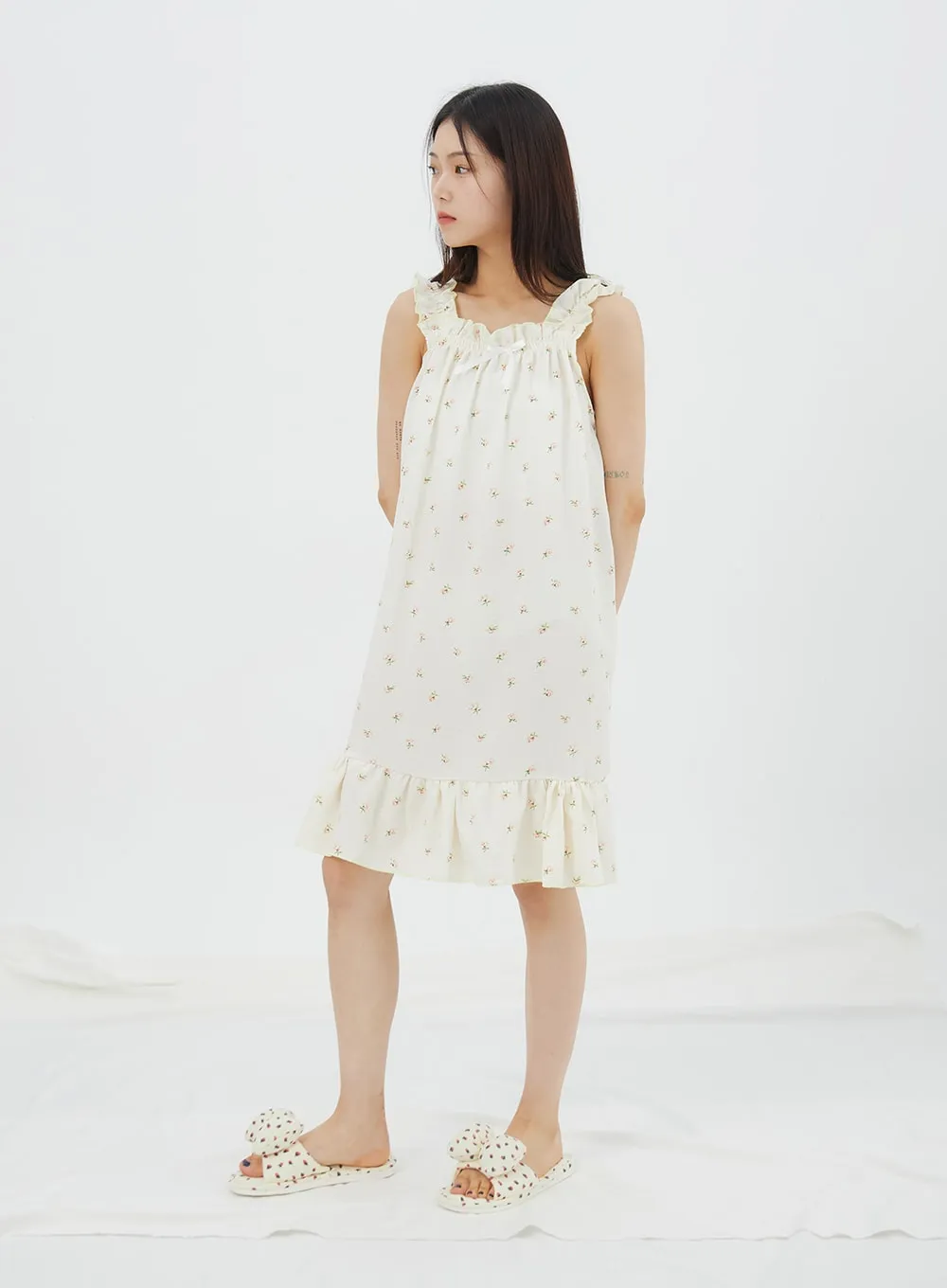 Flower Print Nightgown IY323