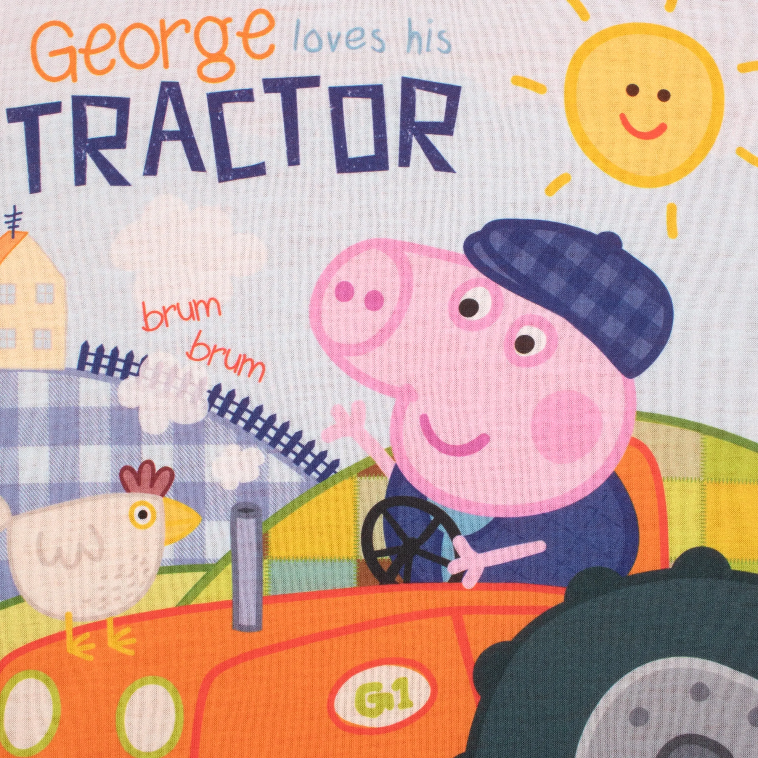 George Pig Tractor Pajamas