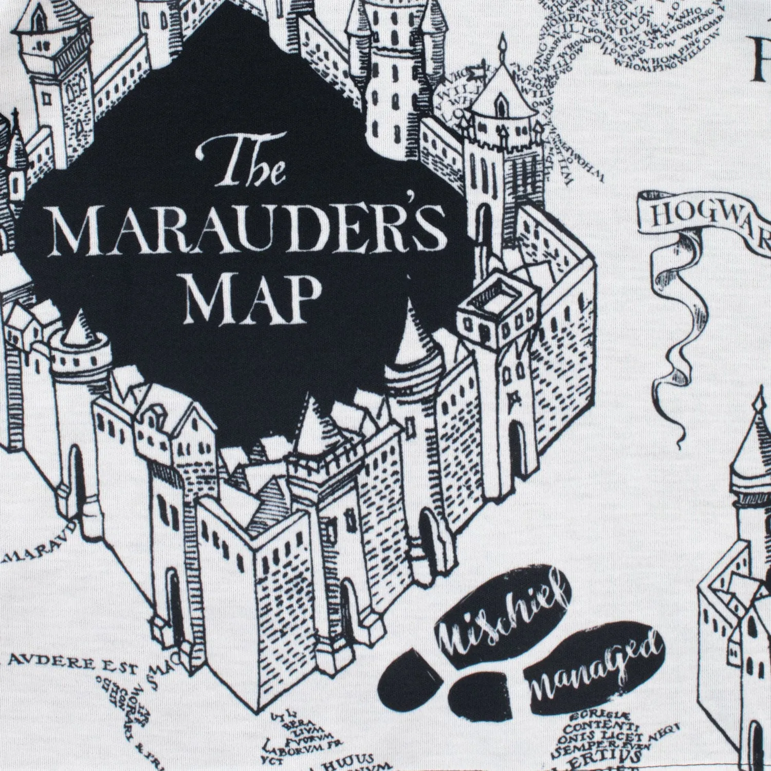 Harry Potter Pajamas - Marauders Map