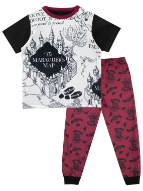 Harry Potter Pajamas - Marauders Map