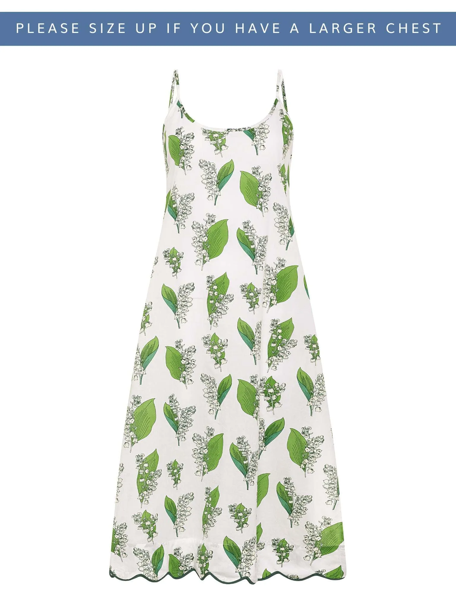 Lily-of-the-valley Slip Nightgown