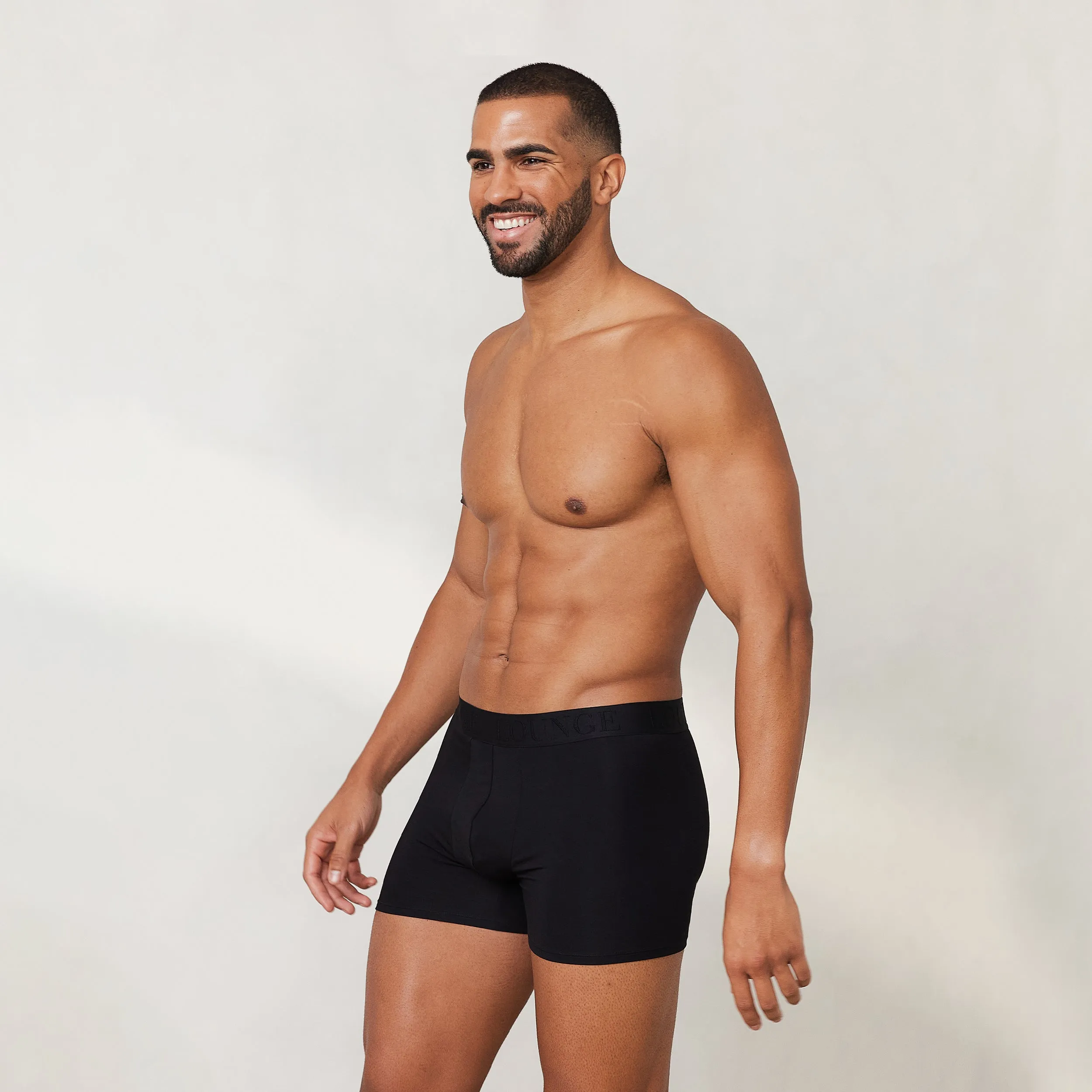 Men's Luxe Boxers (3 Pack) - Black