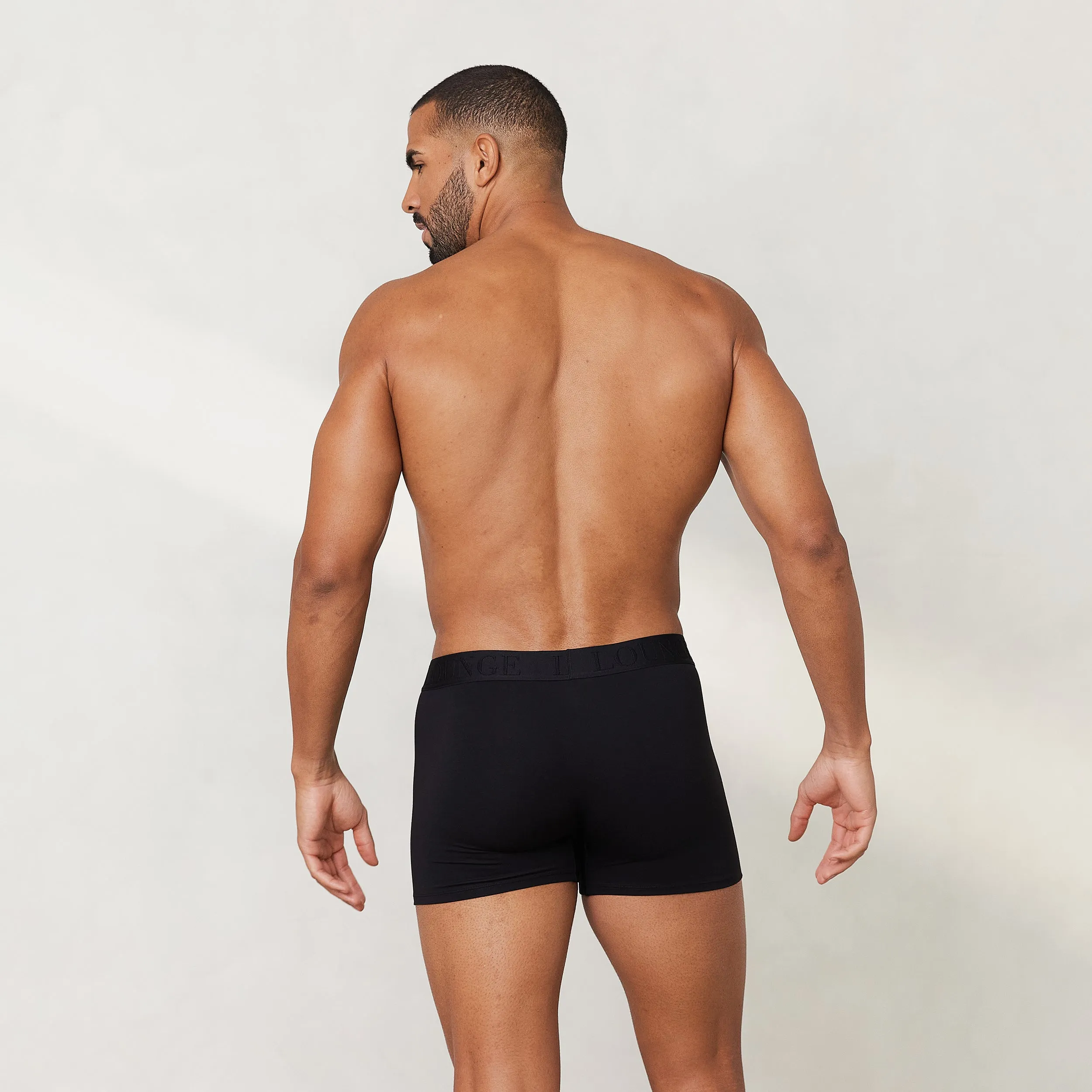 Men's Luxe Boxers (3 Pack) - Black