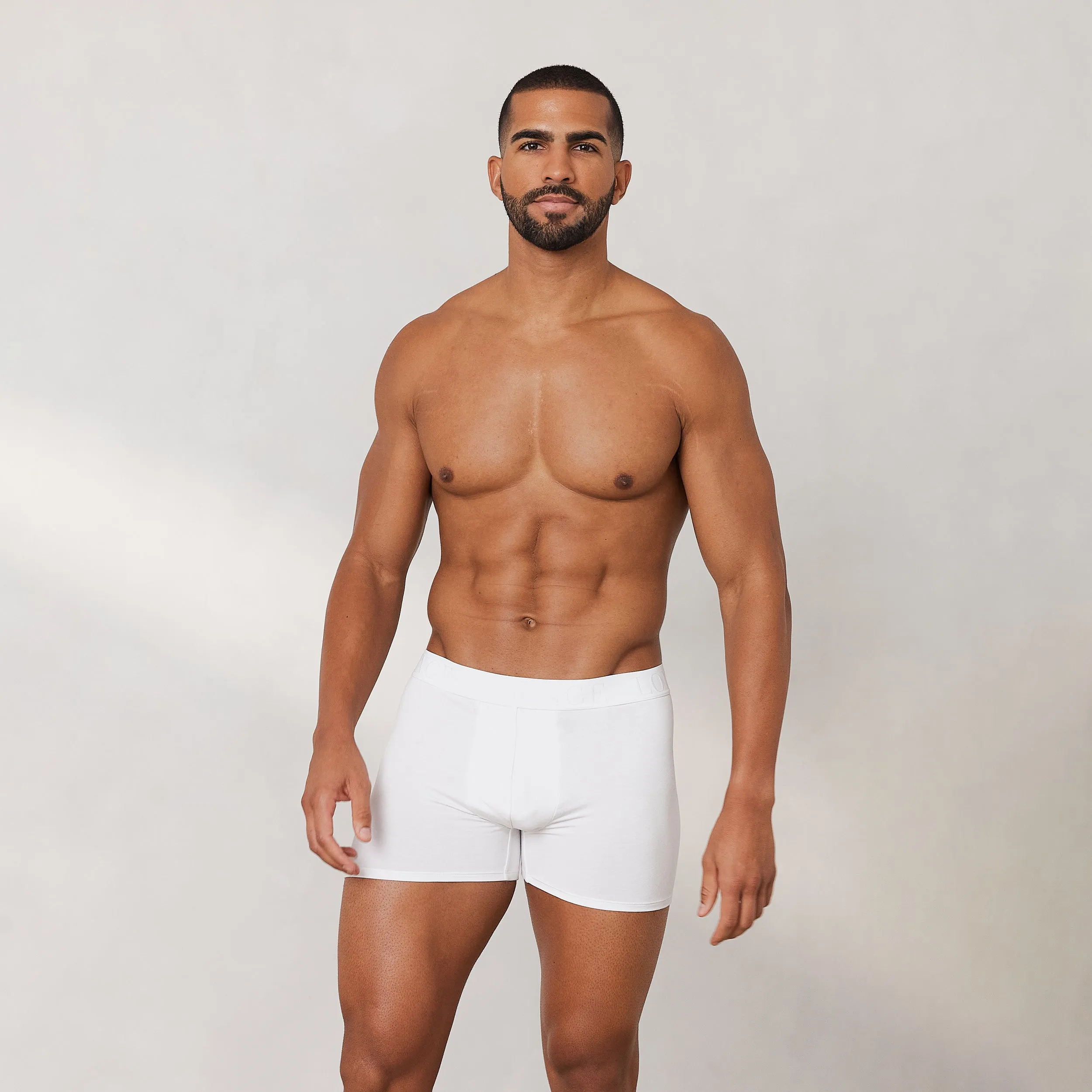 Men's Luxe Boxers (3 Pack) - White