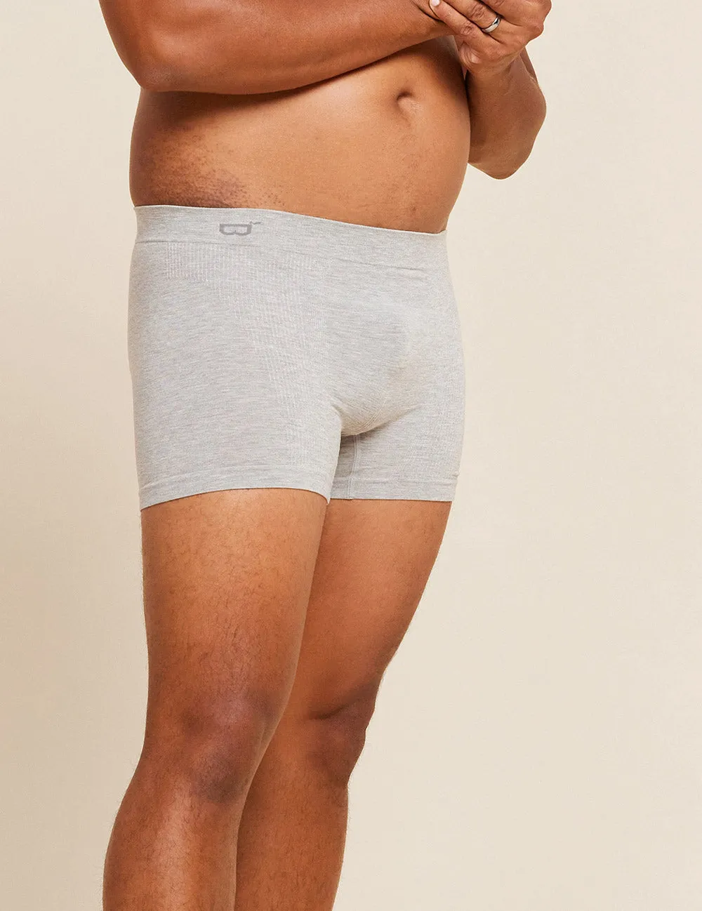 Men's Original Boxers - Light Grey Marl