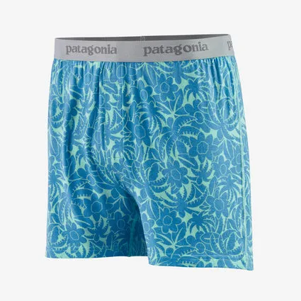 Patagonia Mens Essential Boxers in Early Teal