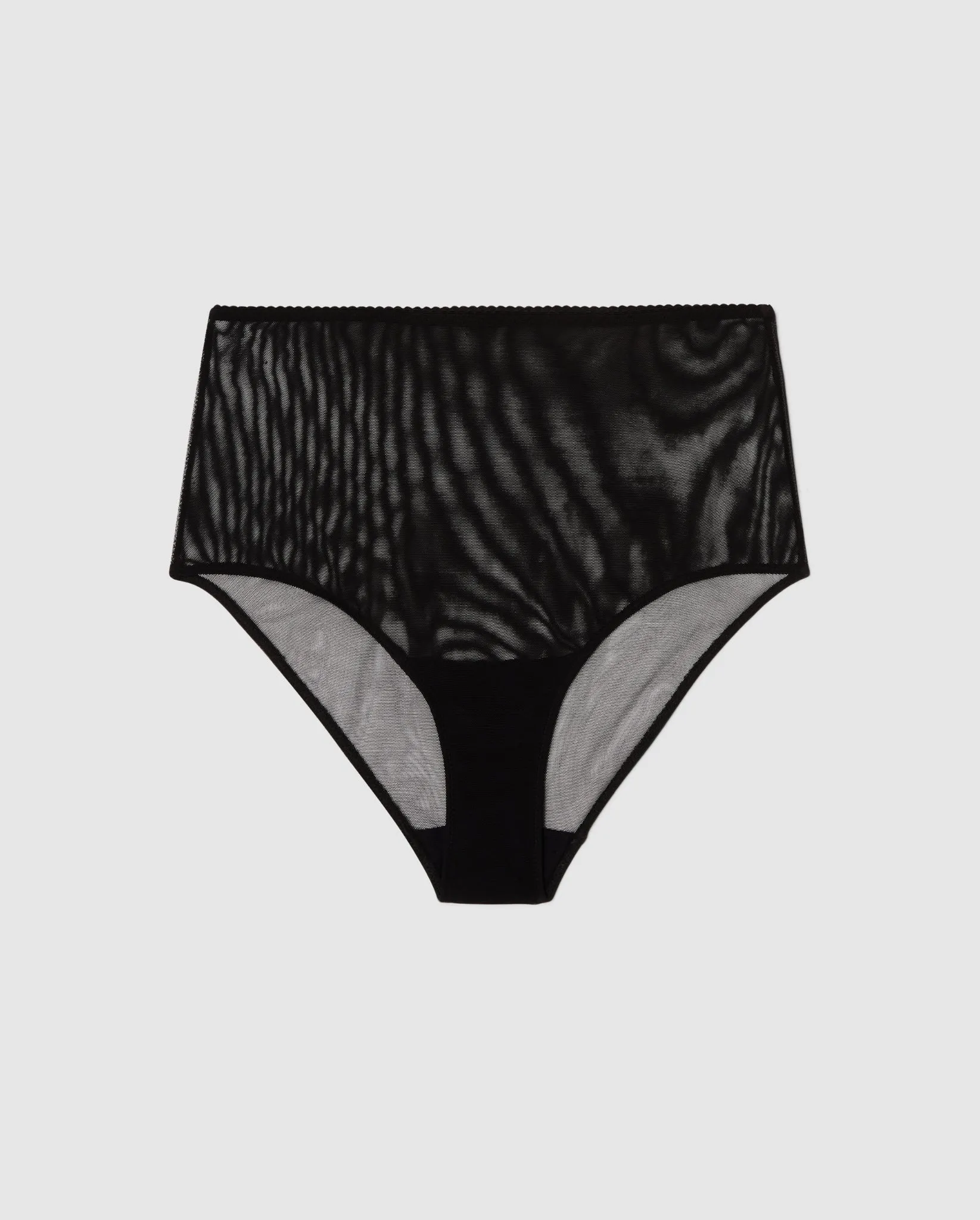 Mesh Highwaist Briefs Black