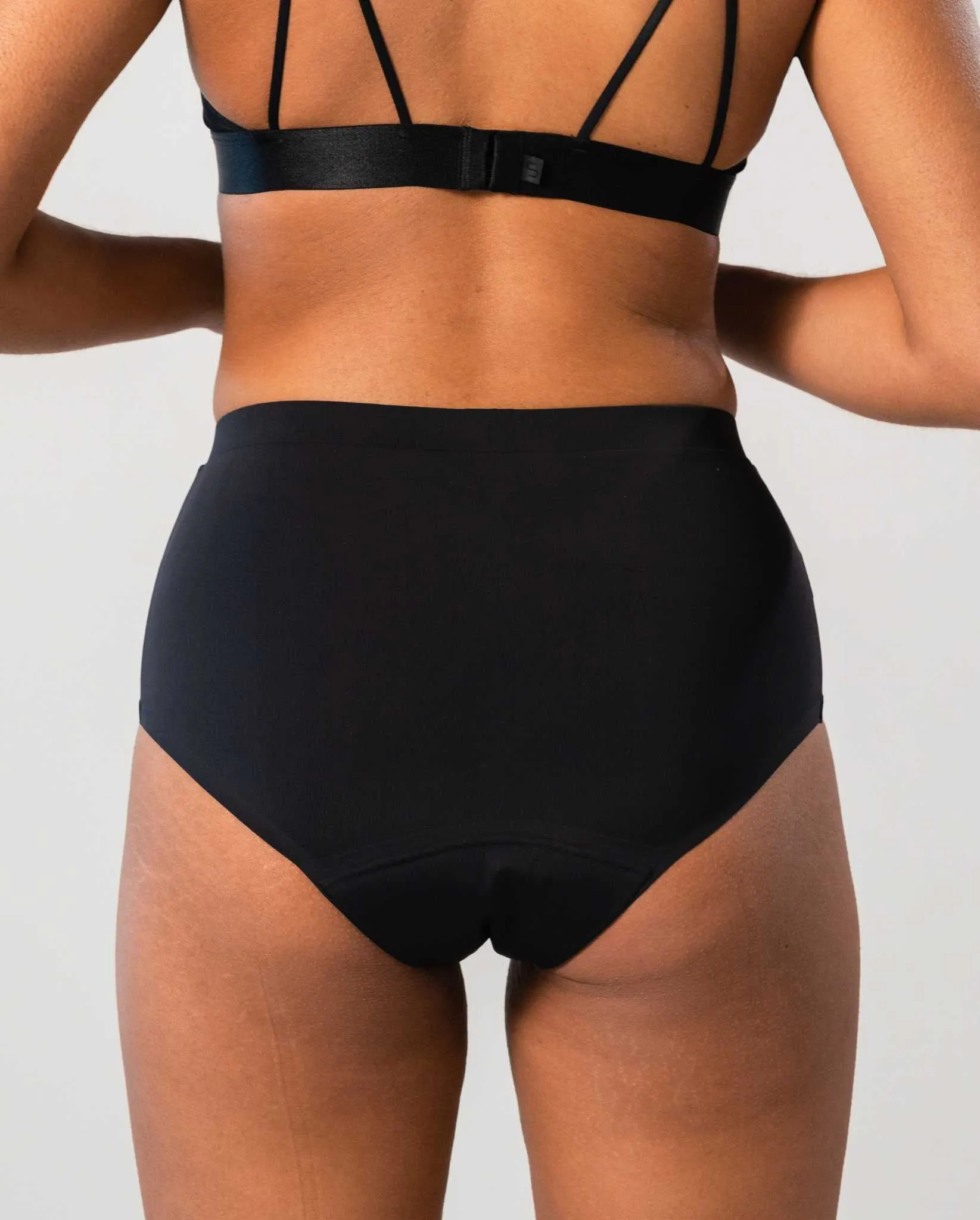 Micro Period Highwaist Briefs Black